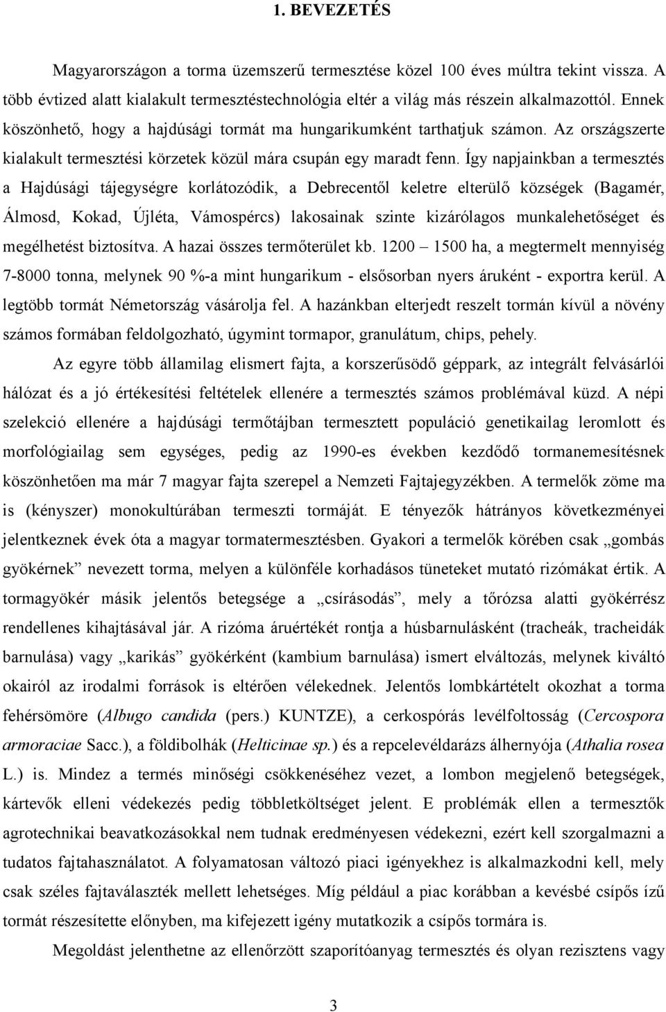 Így napjainkban a termesztés a Hajdúsági tájegységre korlátozódik, a Debrecentől keletre elterülő községek (Bagamér, Álmosd, Kokad, Újléta, Vámospércs) lakosainak szinte kizárólagos munkalehetőséget