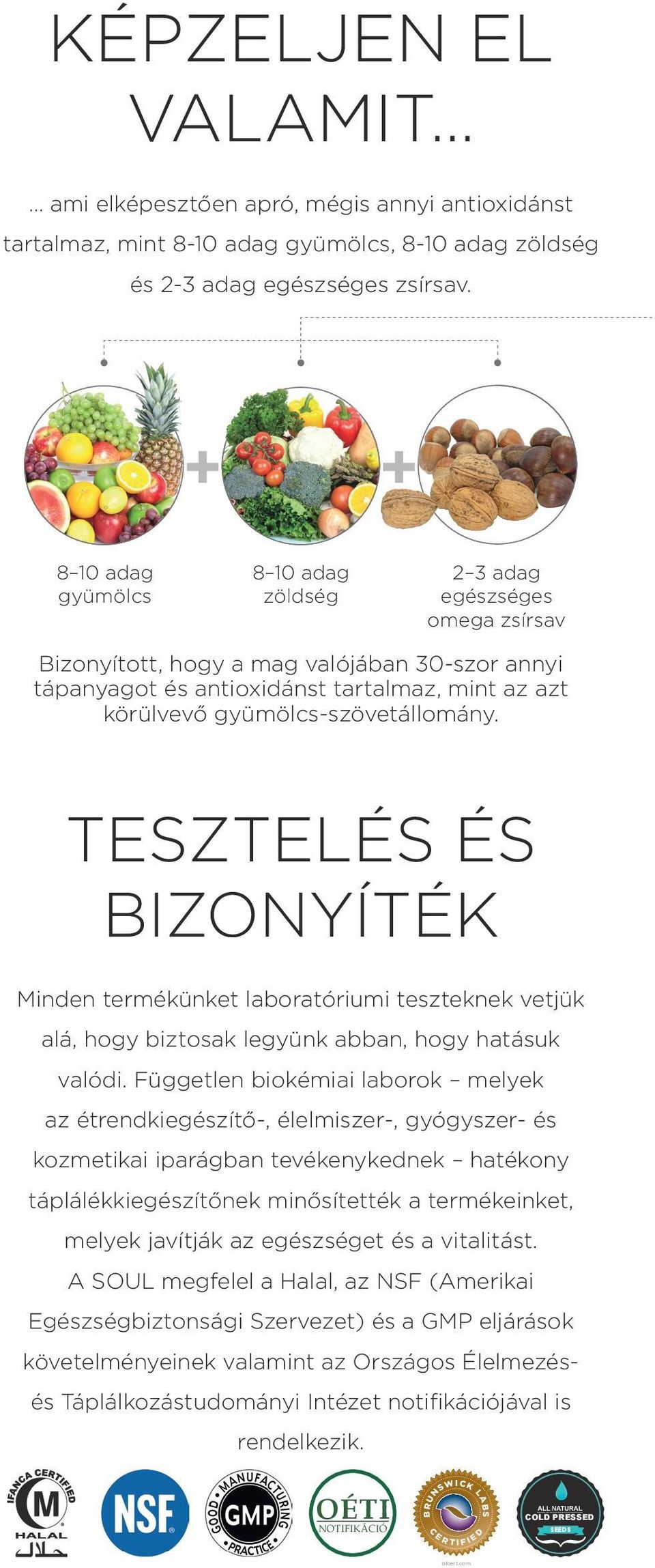 gyümölcs-szövetállomány. TESZTELÉS ÉS BIZONYÍTÉK Minden termékünket laboratóriumi teszteknek vetjük alá, hogy biztosak legyünk abban, hogy hatásuk valódi.