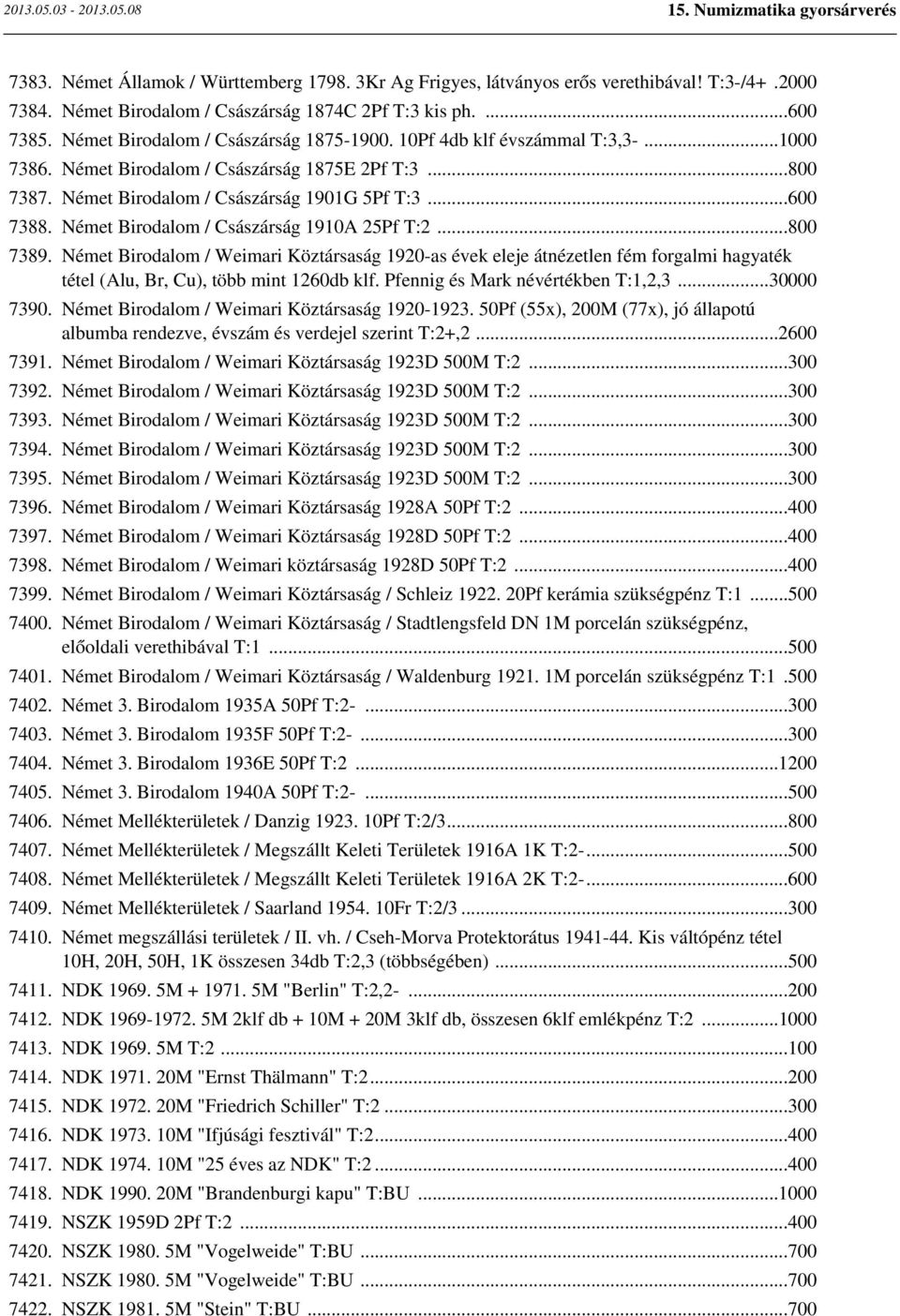 Német Birodalom / Weimari Köztársaság 1920-as évek eleje átnézetlen fém forgalmi hagyaték tétel (Alu, Br, Cu), több mint 1260db klf. Pfennig és Mark névértékben T:1,2,3...00 7390.