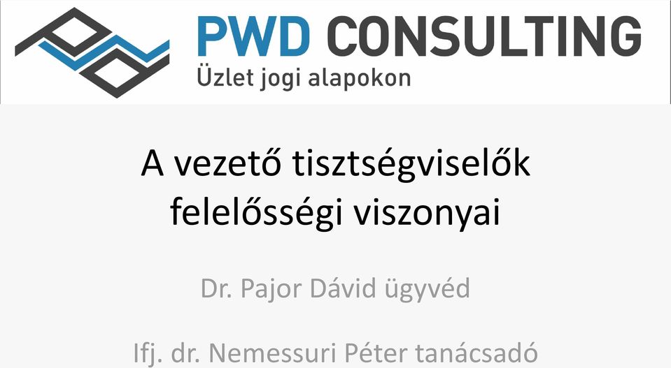 Pajor Dávid ügyvéd Ifj.