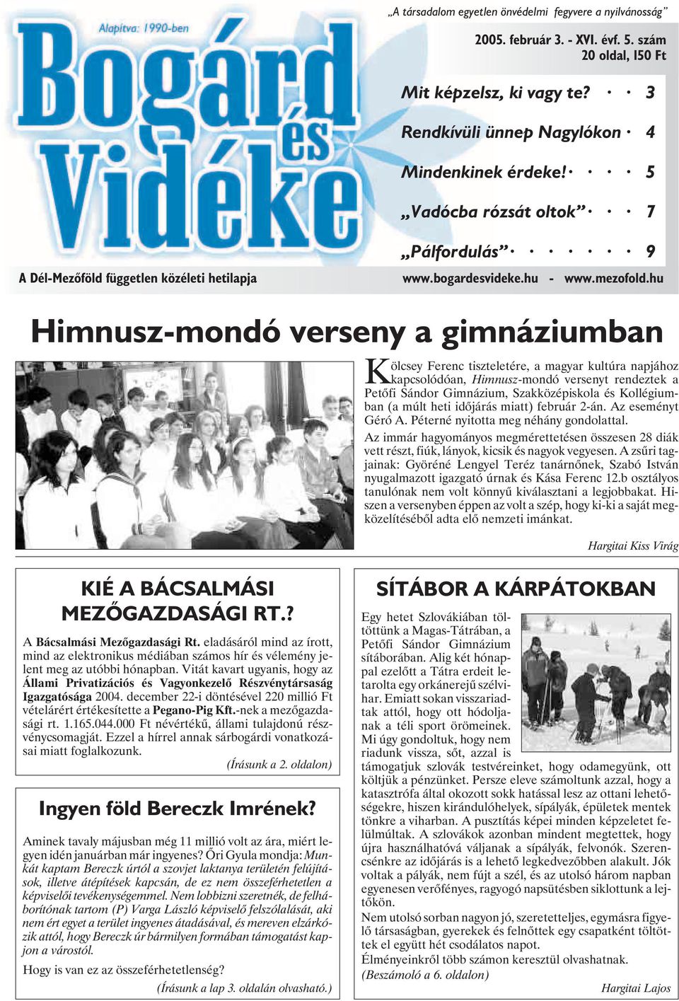 Himnusz-mondó verseny a gimnáziumban Kölcsey Ferenc tiszteletére, a magyar  kultúra napjához - PDF Free Download