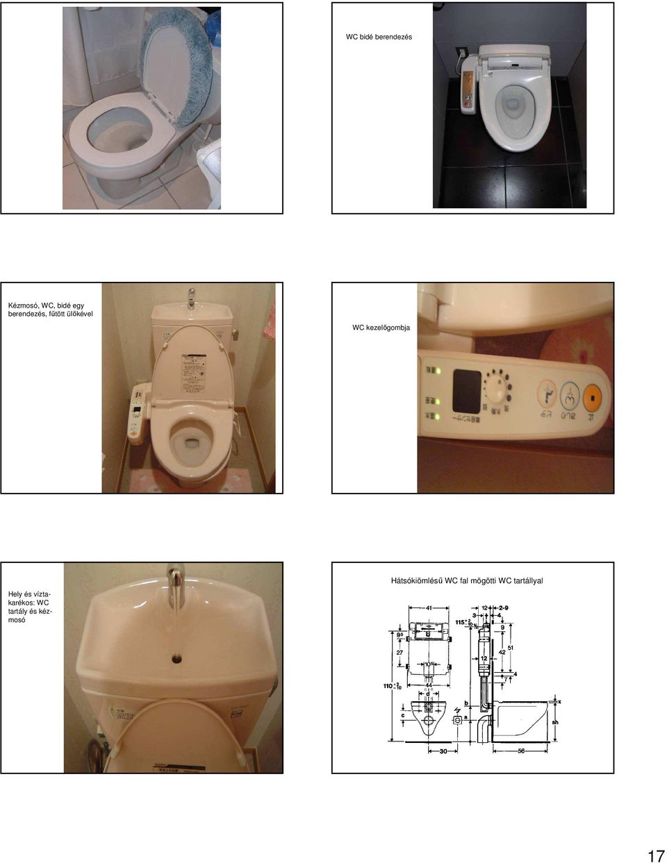 Hely és víztakarékos: WC tartály és kézmosó