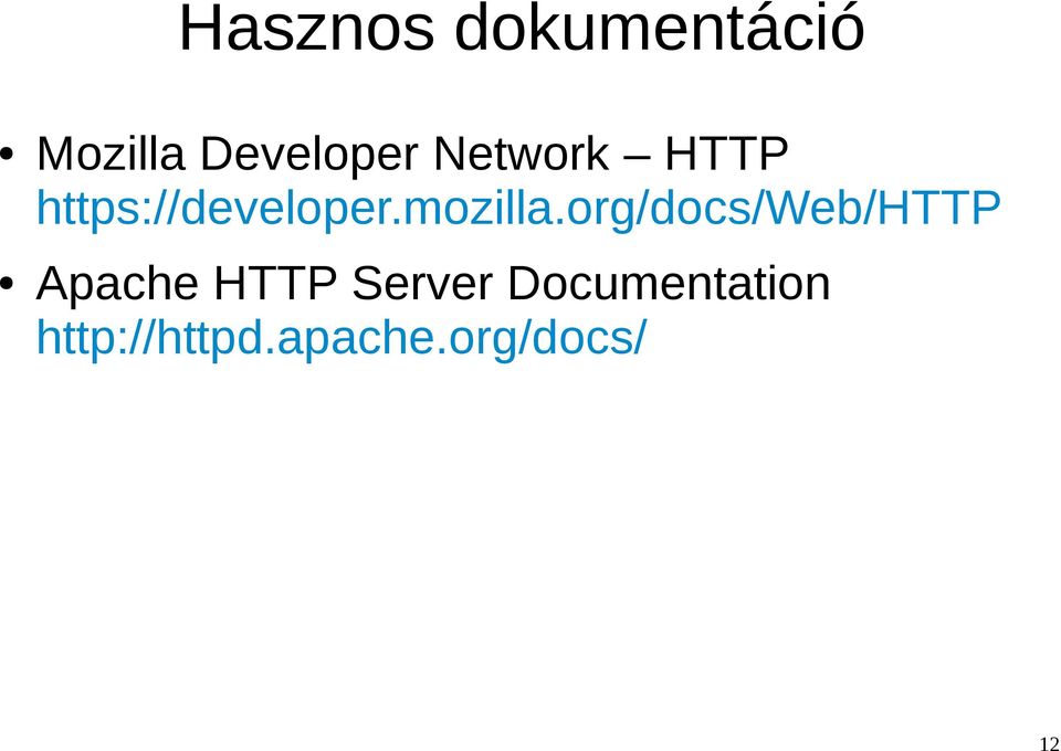 org/docs/web/http Apache HTTP Server