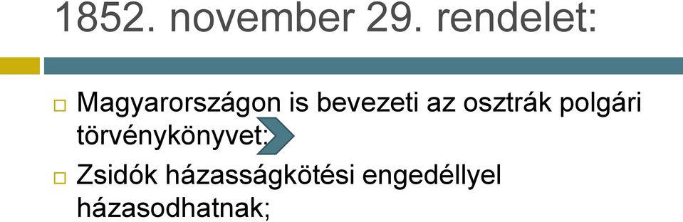 bevezeti az osztrák polgári