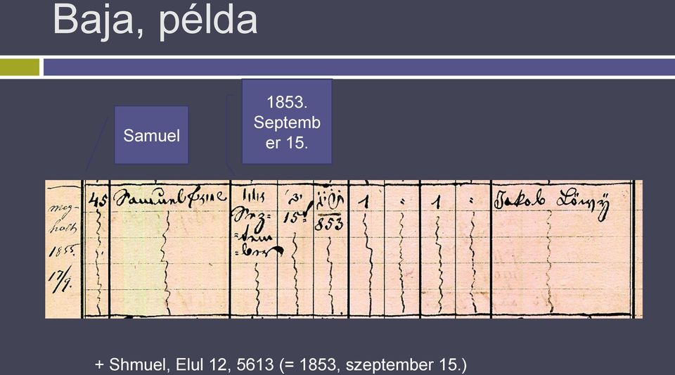 + Shmuel, Elul 12,