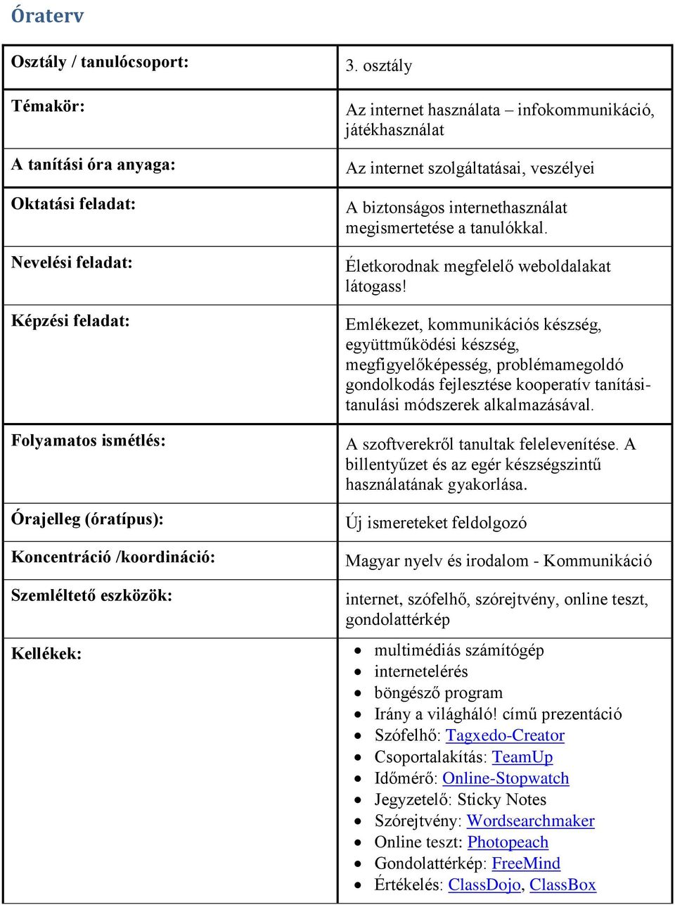 Életkorodnak megfelelő weboldalakat látogass!