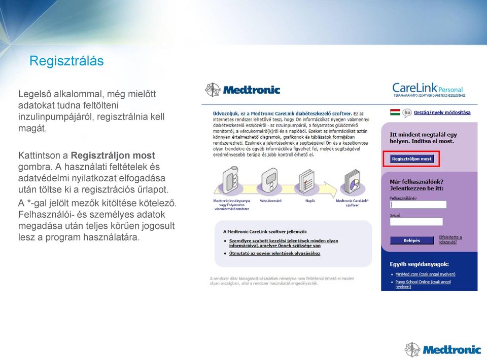 Carelink Personal Software Support - Medtronic Diabetes Magyarország