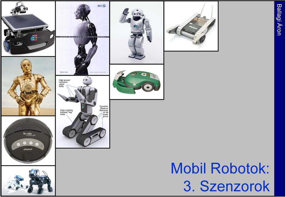 Ballagi Áron. Mobil Robotok: 3. Szenzorok - PDF Free Download