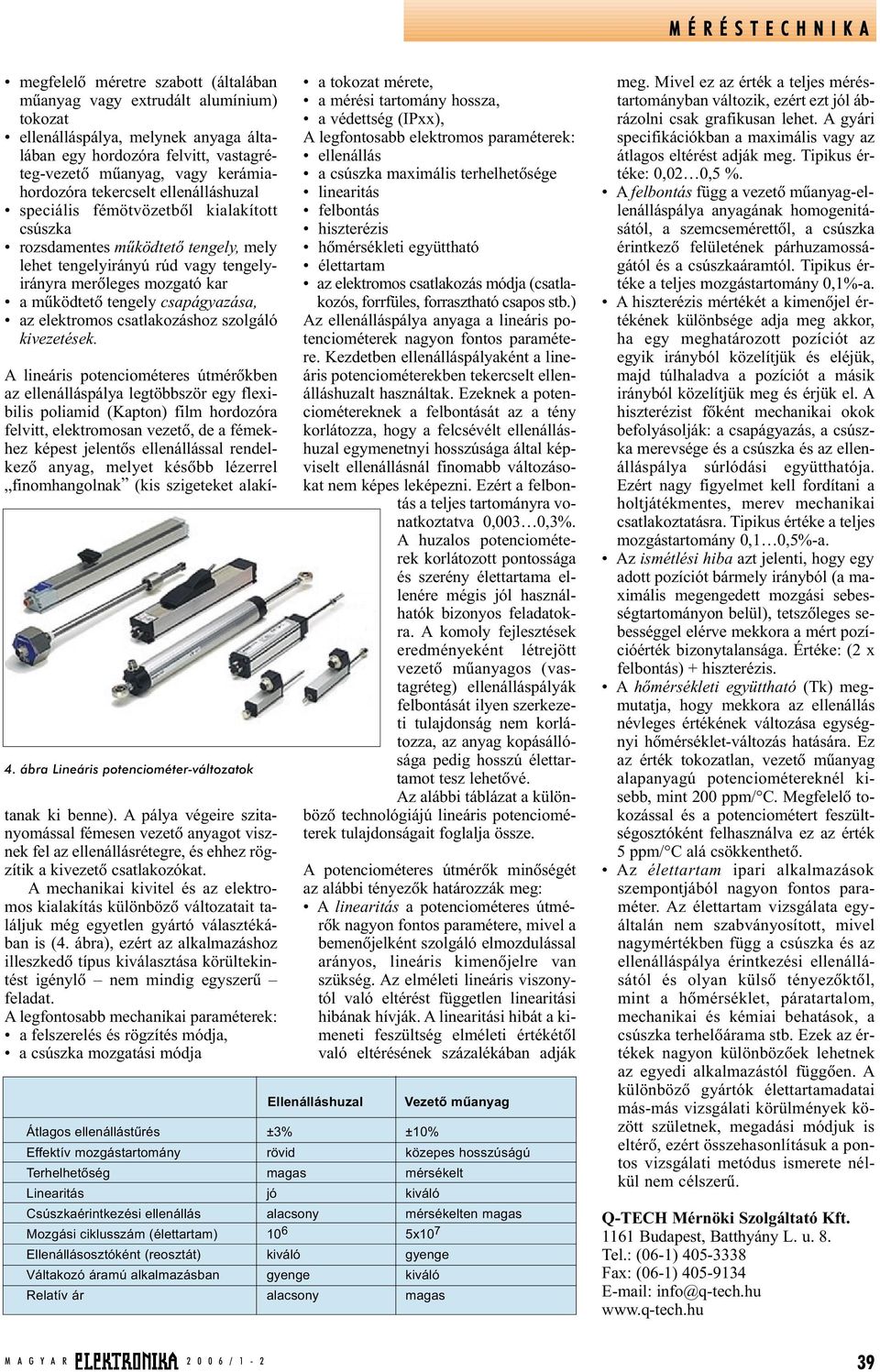 csapágyazása, az elektromos csatlakozáshoz szolgáló kivezetések. 4.
