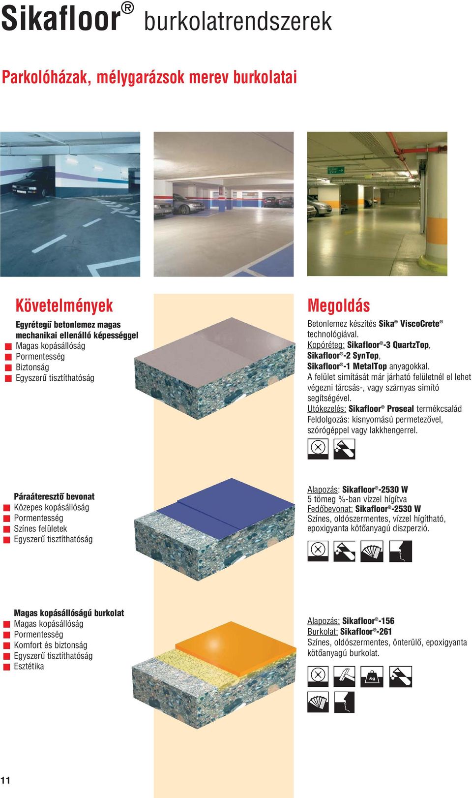 Construction. SIKAFLOOR padlórendszerek. Útmutató a megfelelô ipari  padlóburkolat kiválasztásához - PDF Ingyenes letöltés