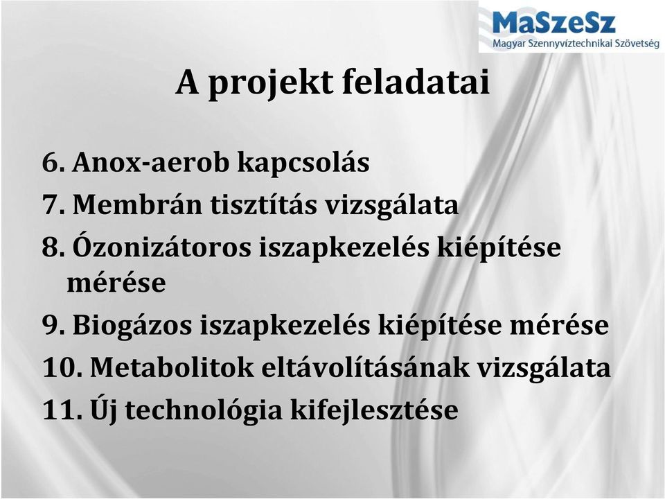 Ózonizátoros iszapkezelés kiépítése mérése 9.