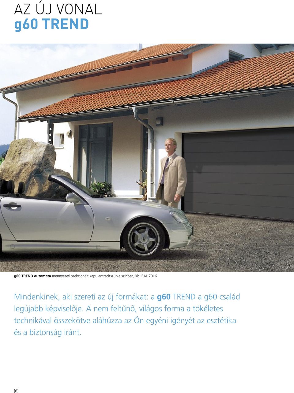 RAL 7016 Mindenkinek, aki szereti az új formákat: a g60 TREND a g60 család