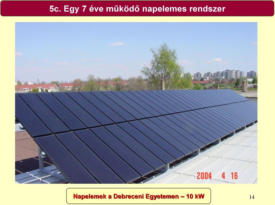 rendszer Napelemek