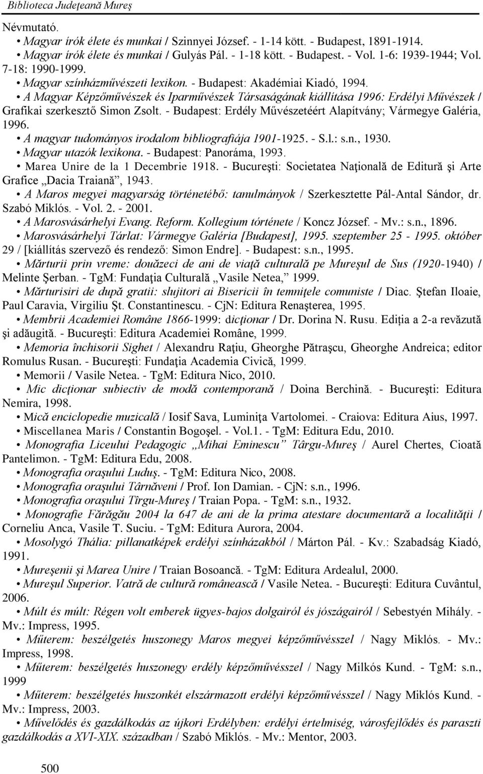 A Magyar Képzőművészek és Iparművészek Társaságának kiállítása 1996: Erdélyi Művészek / Grafikai szerkesztő Simon Zsolt. - Budapest: Erdély Művészetéért Alapítvány; Vármegye Galéria, 1996.