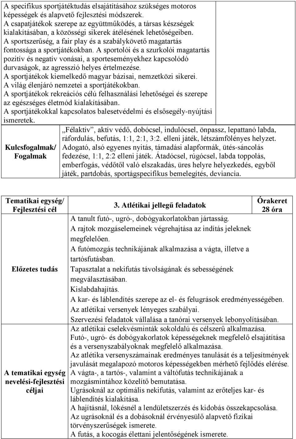 A sportszerűség, a fair play és a szabálykövető magatartás fontossága a sportjátékokban.