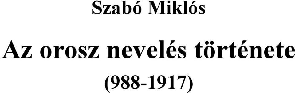 nevelés