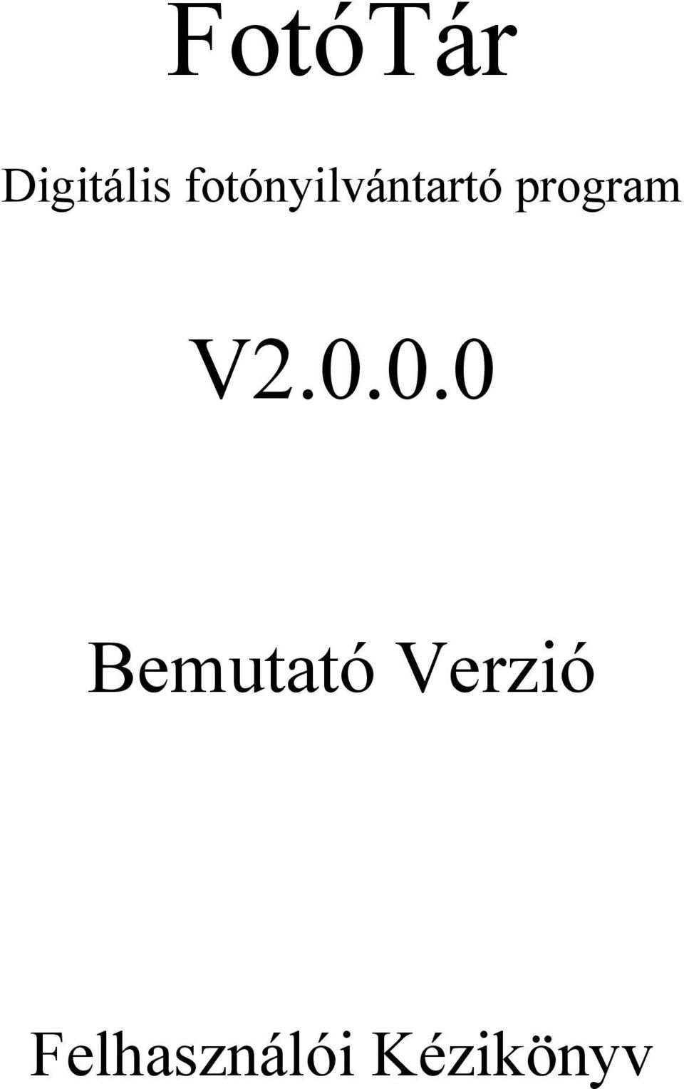 program V2.0.