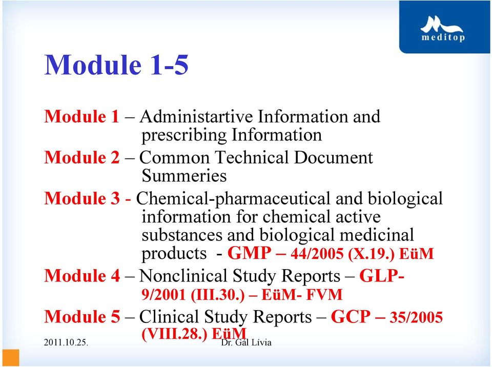 substances and dbiological i lmedicinal i products - GMP 44/2005 (X.19.
