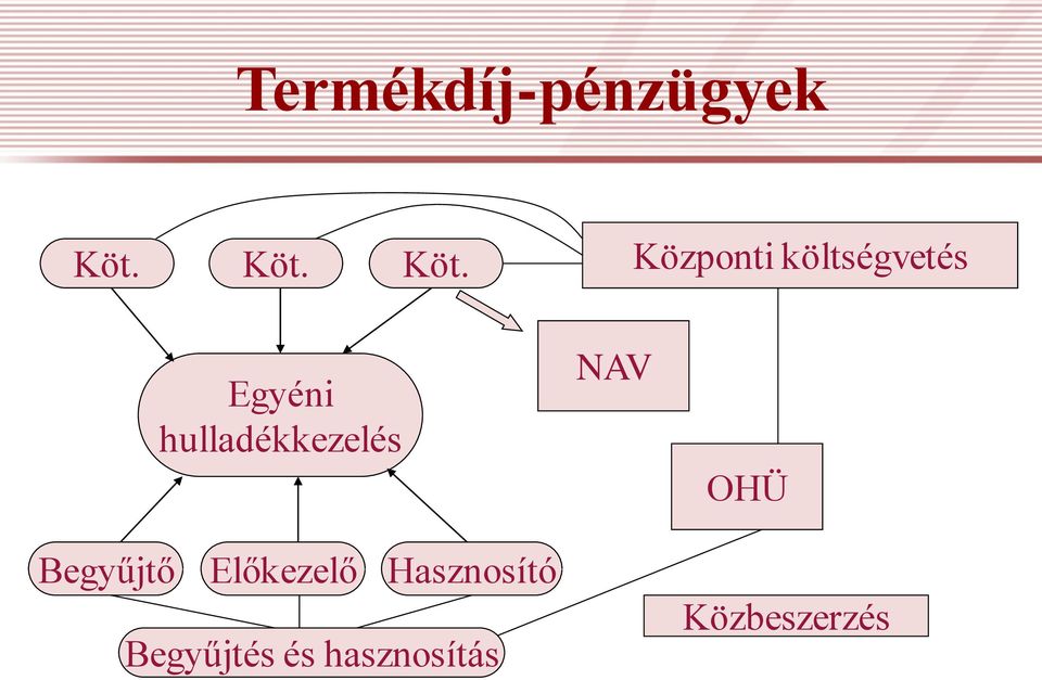 Központi költségvetés Egyéni