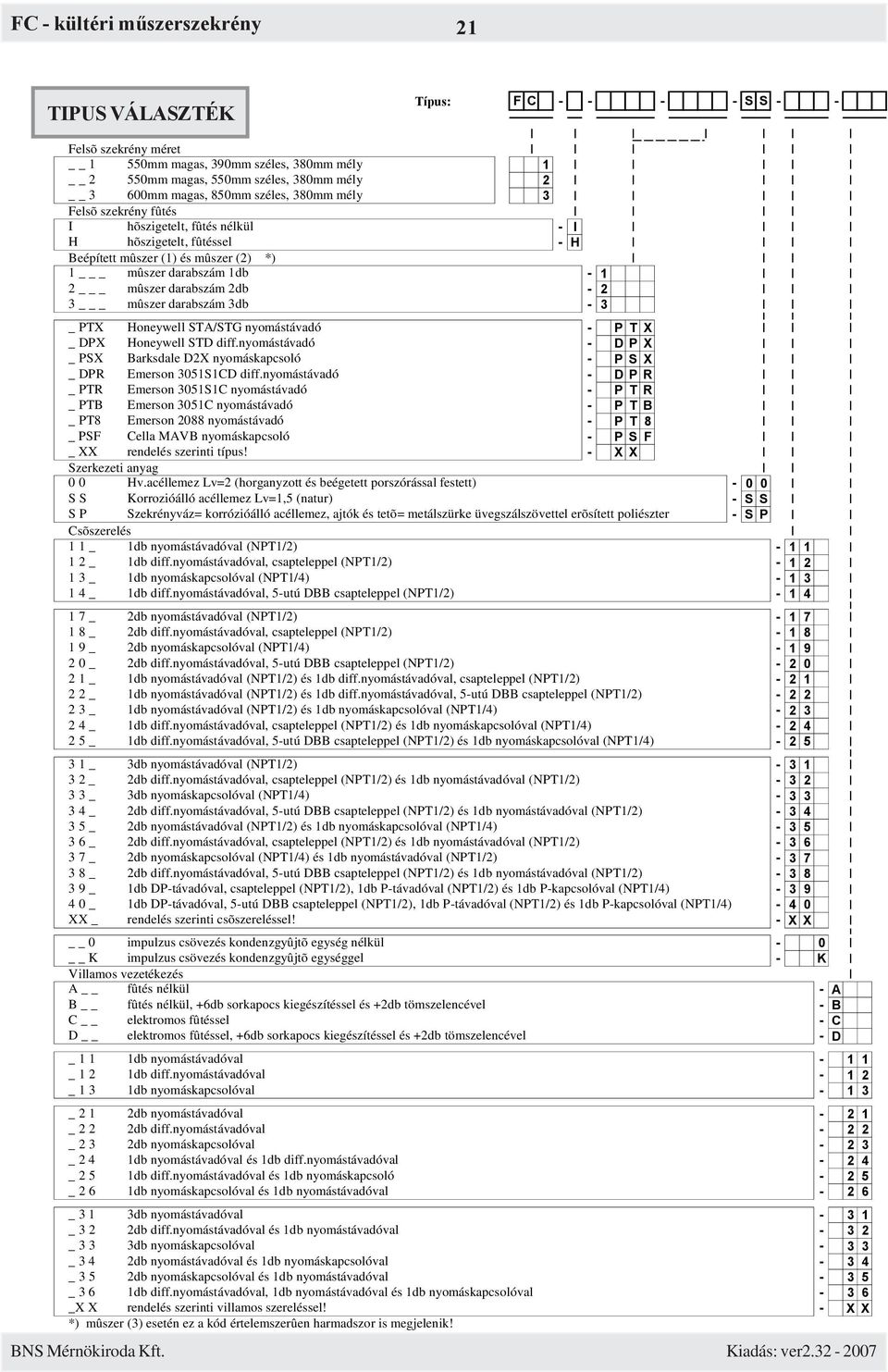 I I 1 _ mûszer darabszám 1db - 1 I I I 2 _ mûszer darabszám 2db - 2 I I I 3 _ mûszer darabszám 3db - 3 I I I I I I _ PTX Honeywell STA/STG nyomástávadó - PTX I I I _ DPX Honeywell STD diff.
