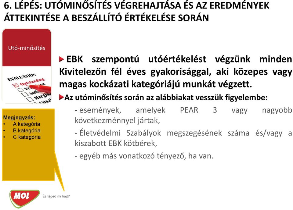 kockázati kategóriájú munkát végzett.