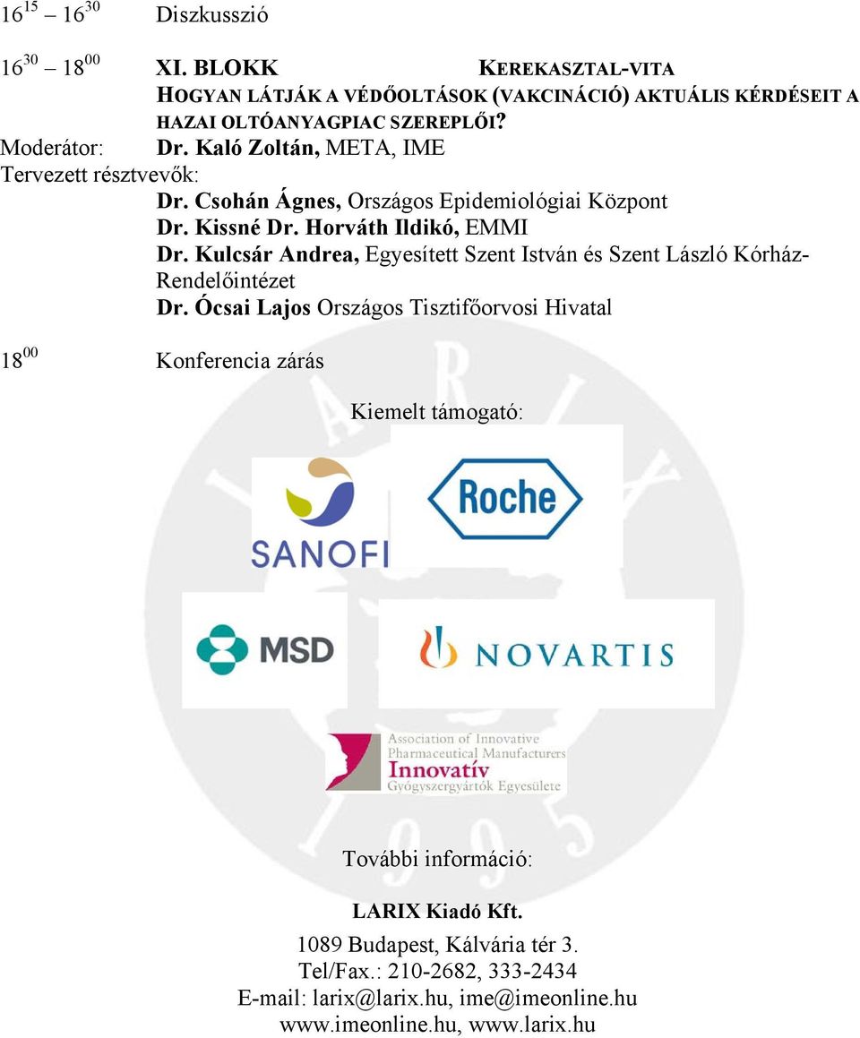 Kulcsár Andrea, Egyesített Szent István és Szent László Kórház- Rendelőintézet Dr.