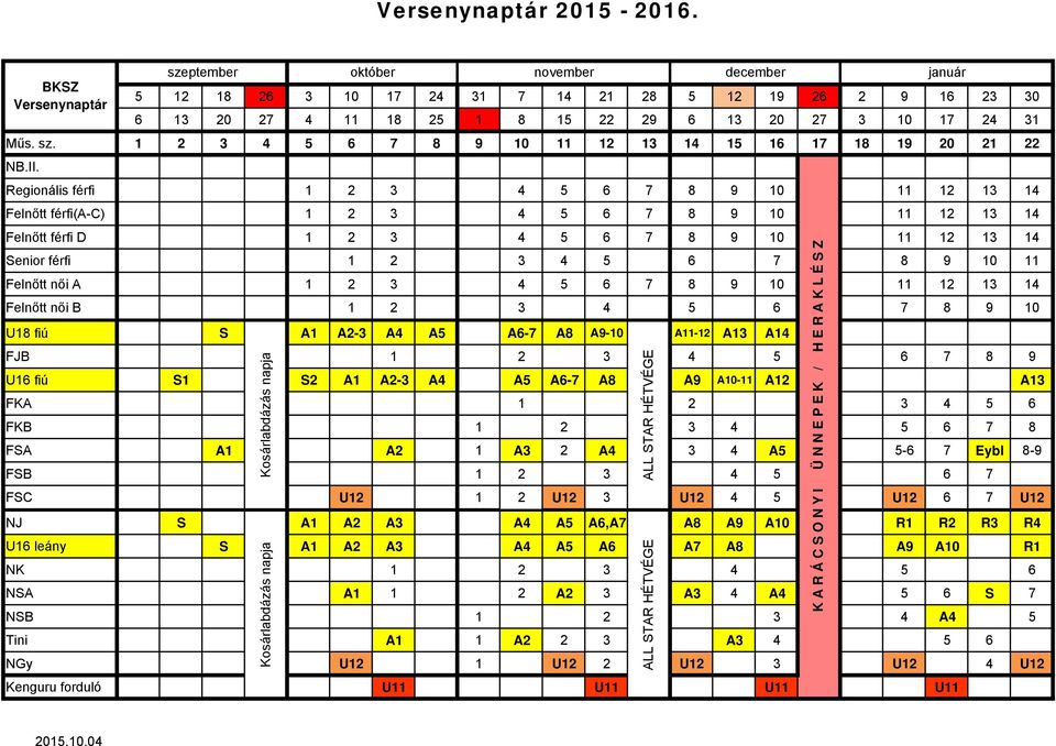 Versenynaptár - PDF Free Download