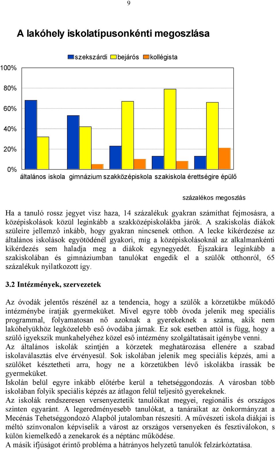 A szakiskolás diákok szüleire jellemző inkább, hogy gyakran nincsenek otthon.