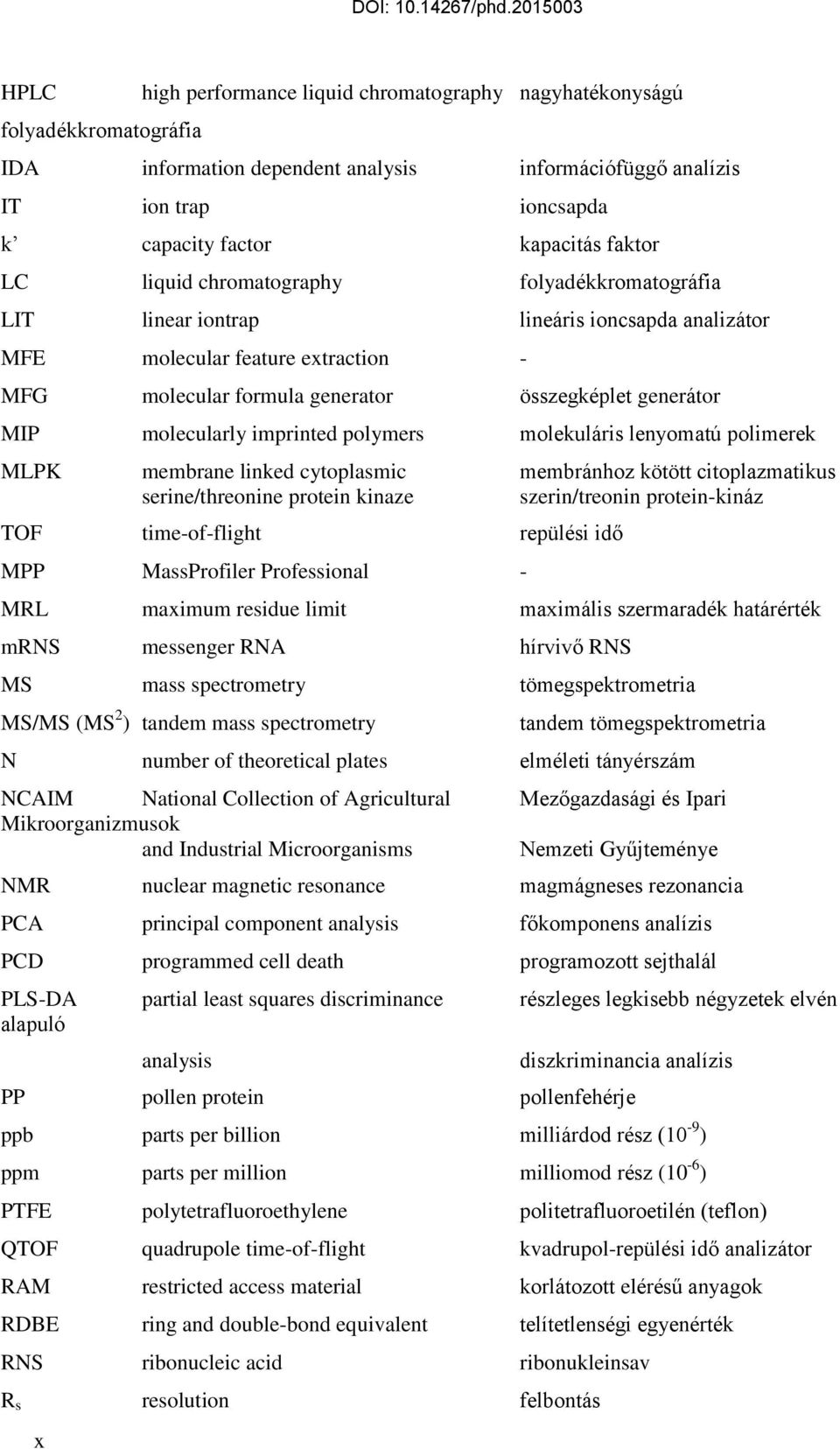 molecularly imprinted polymers molekuláris lenyomatú polimerek MLPK membrane linked cytoplasmic membránhoz kötött citoplazmatikus serine/threonine protein kinaze szerin/treonin protein-kináz TOF