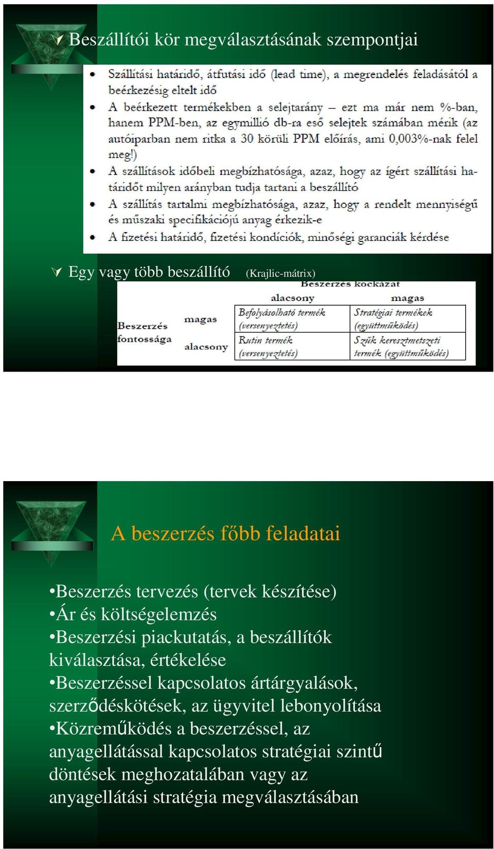 értékelése Beszerzéssel kapcsolatos ártárgyalások, szerződéskötések, az ügyvitel lebonyolítása Közreműködés a