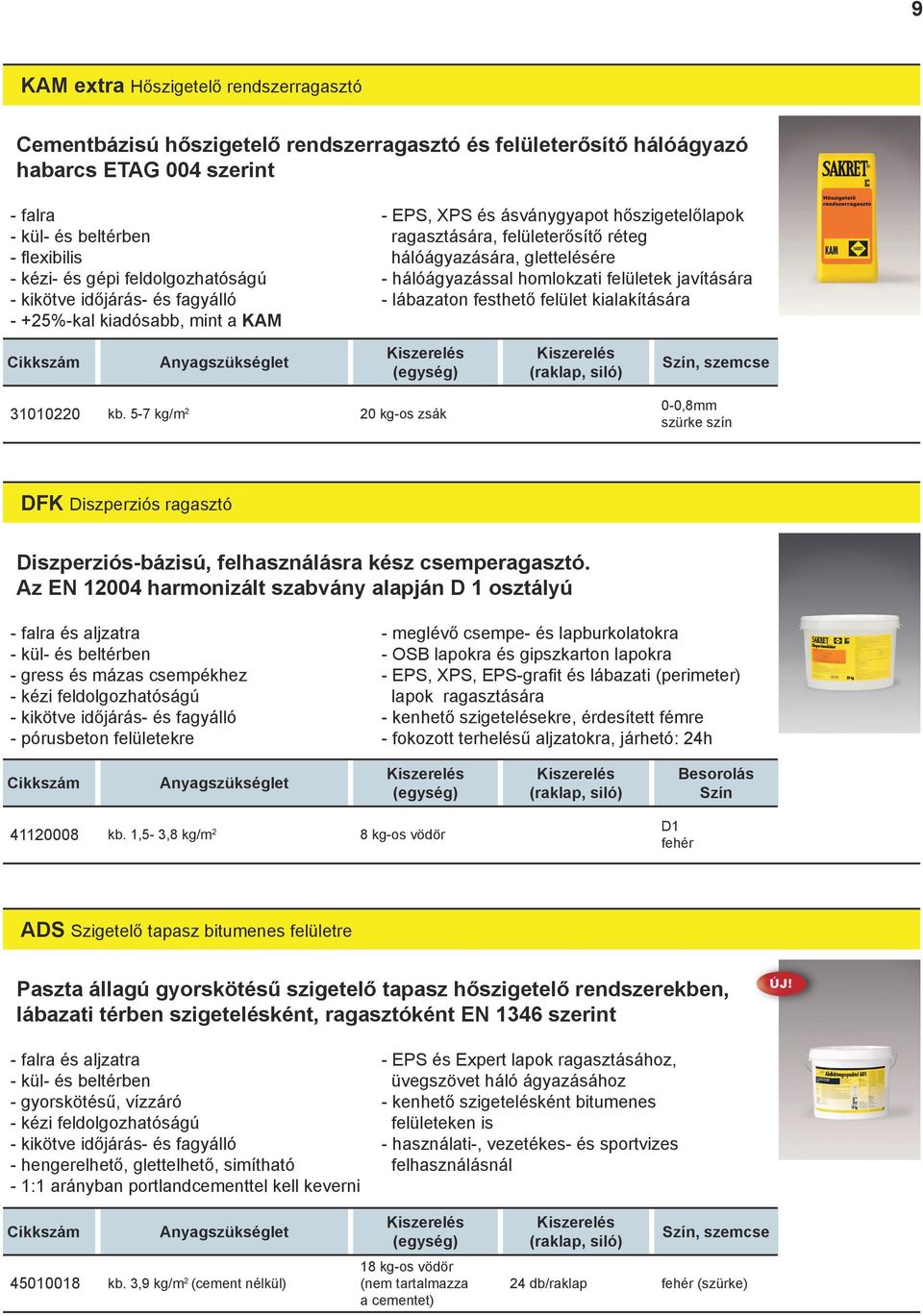 felületek javítására - lábazaton festhető felület kialakítására, szemcse 1010220 kb.