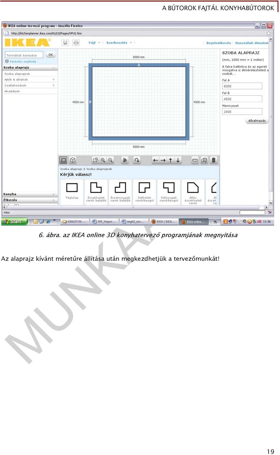 programjának megnyitása Az