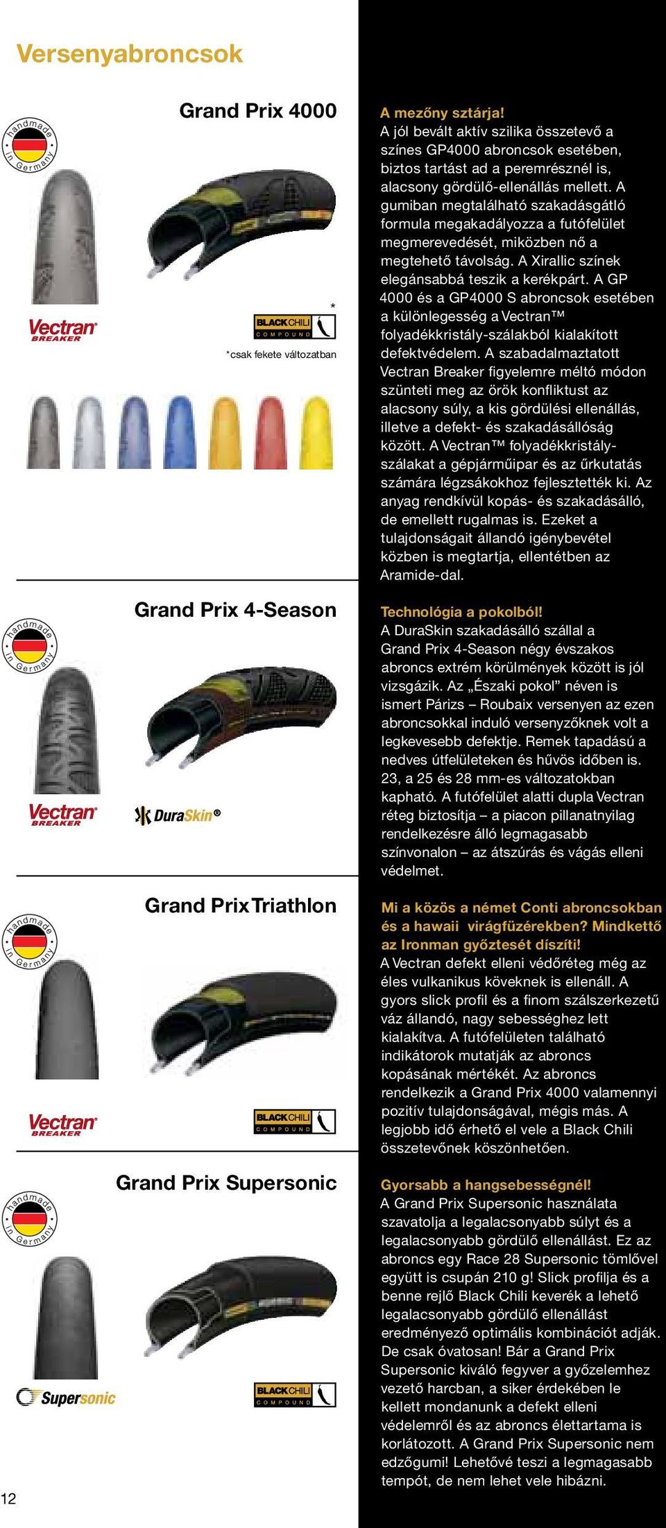 A gumiban megtalálható szakadásgátló formula megakadályozza a futófelület megmerevedését, miközben nő a megtehető távolság. A Xirallic színek elegánsabbá teszik a kerékpárt.