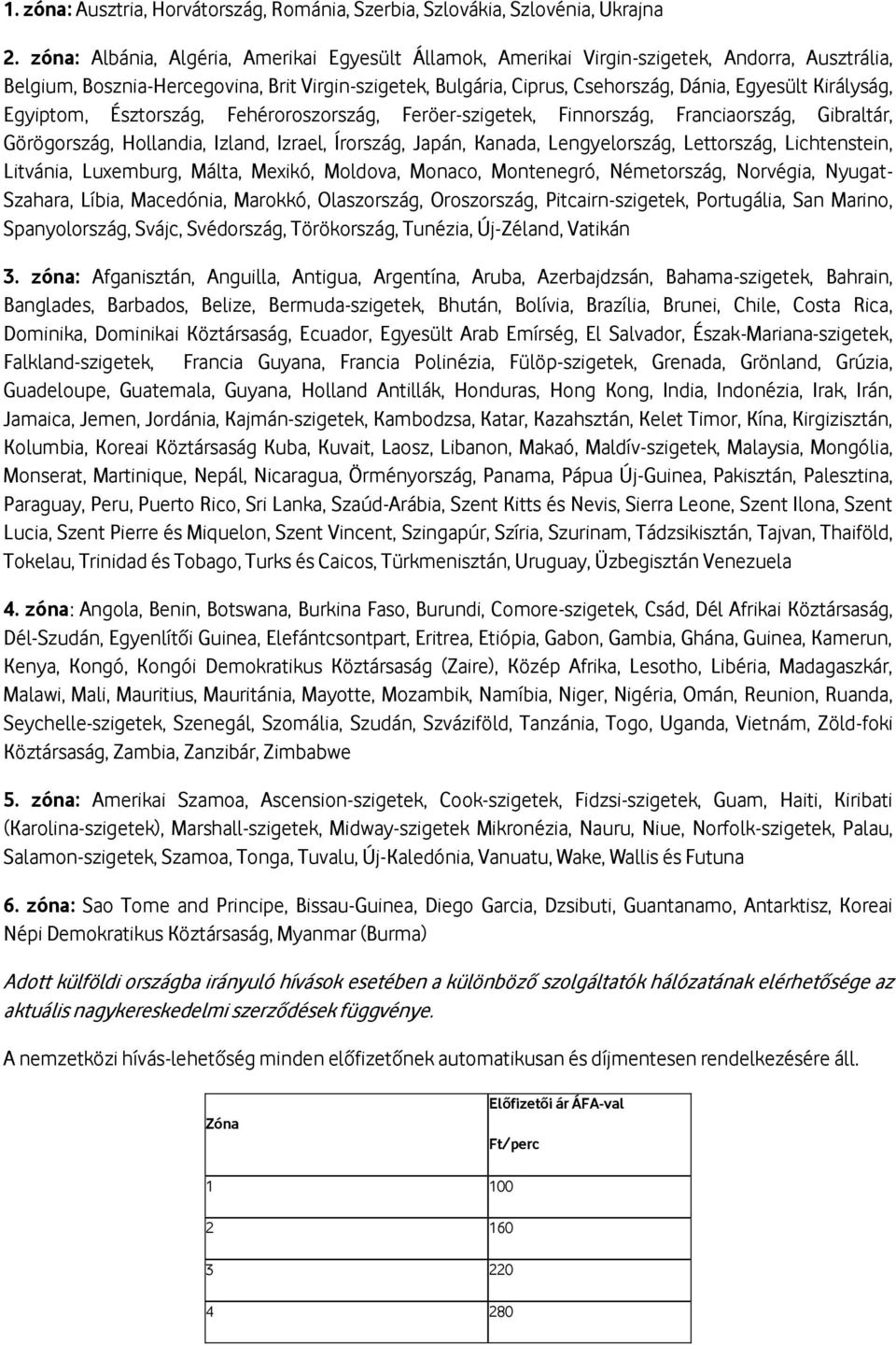 Királyság, Egyiptom, Észtország, Fehéroroszország, Feröer-szigetek, Finnország, Franciaország, Gibraltár, Görögország, Hollandia, Izland, Izrael, Írország, Japán, Kanada, Lengyelország, Lettország,
