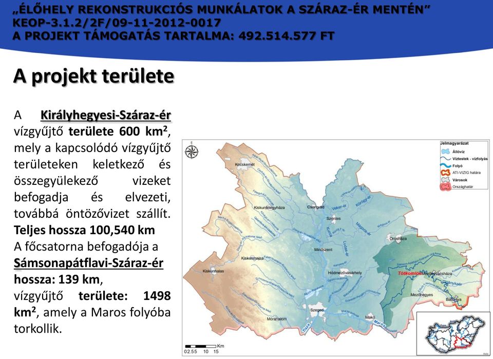 elvezeti, továbbá öntözővizet szállít.