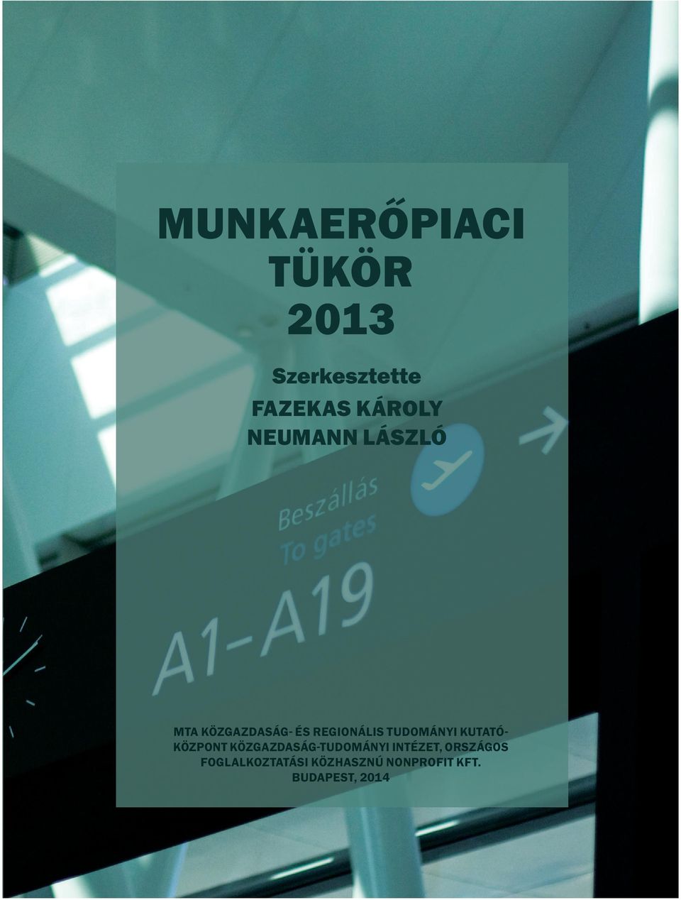 k.l MUNKAERŐPIACI TÜKÖR 2013 Szerkesztette FAZEKAS KÁROLY NEUMANN LÁSZLÓ MTA