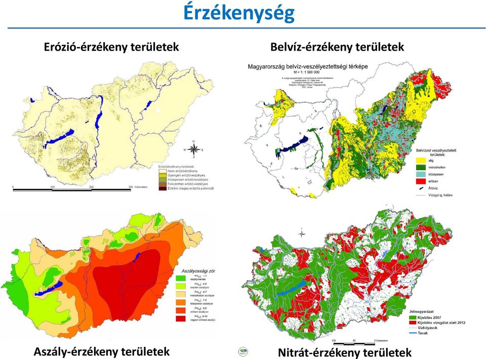 területek Aszály érzékeny