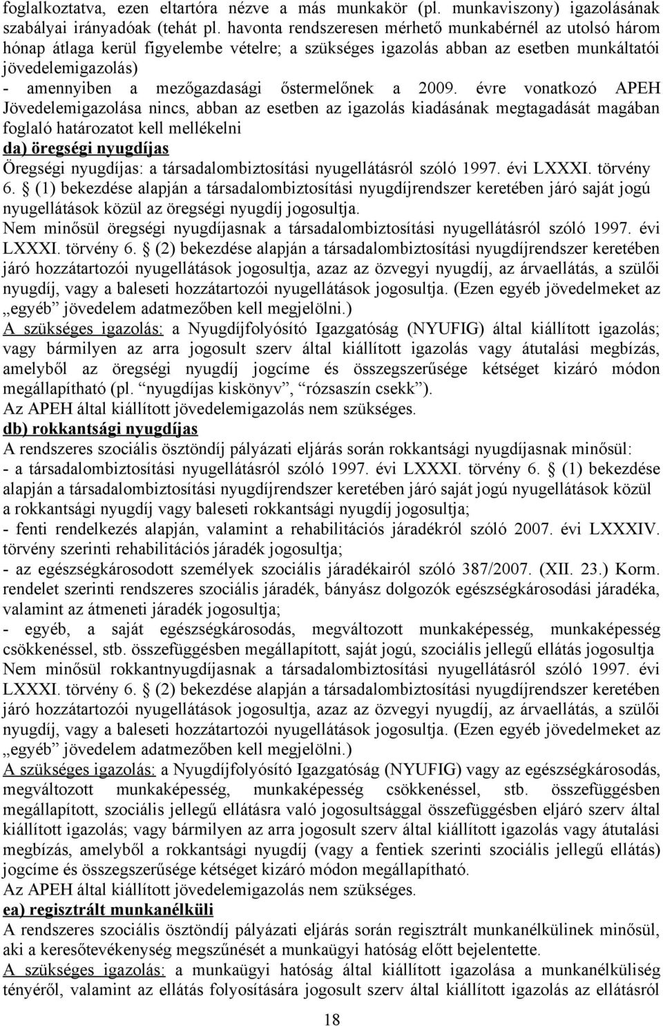 őstermelőnek a 2009.
