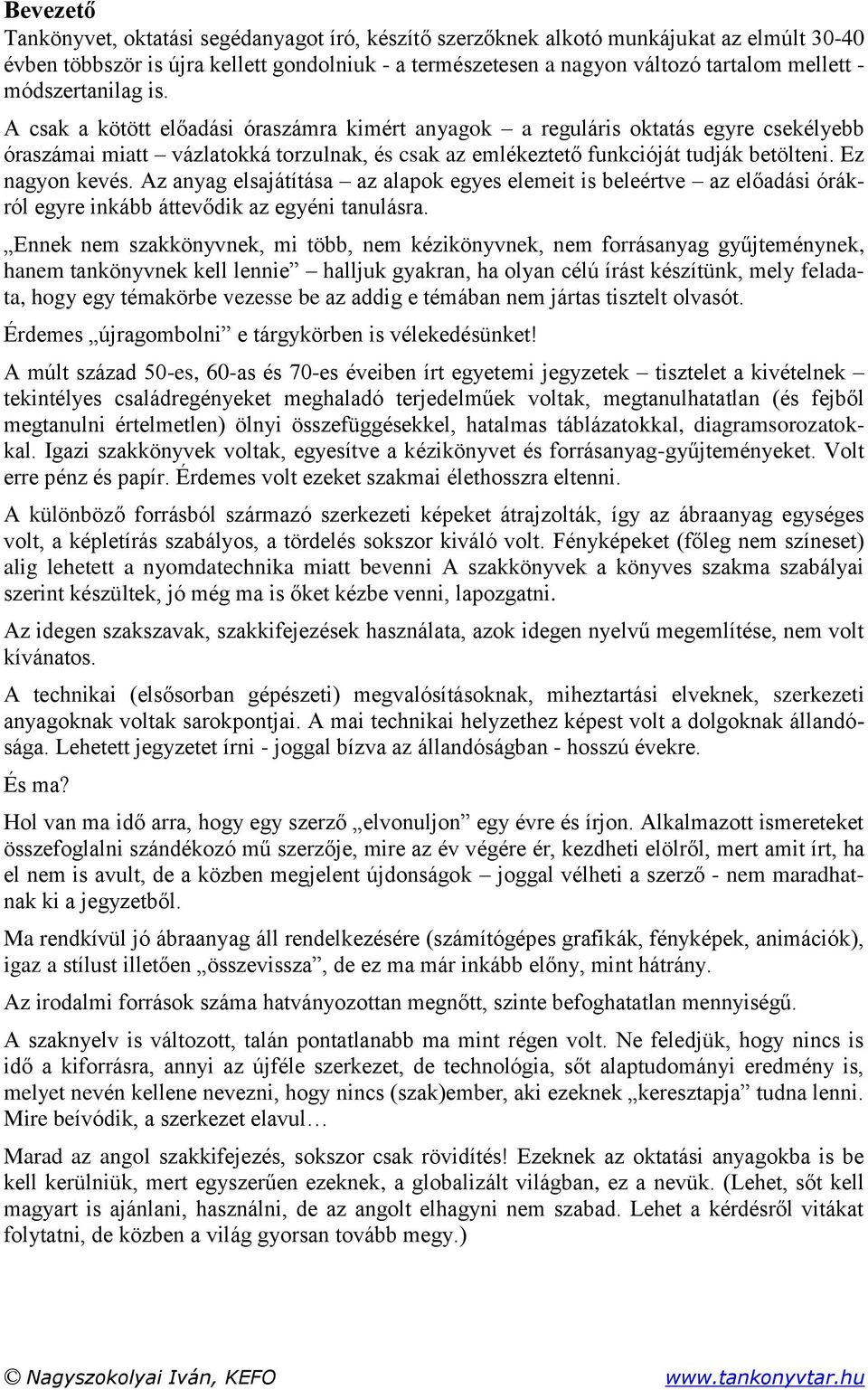 Nagyszokolyai Iván, KEFO - PDF Free Download