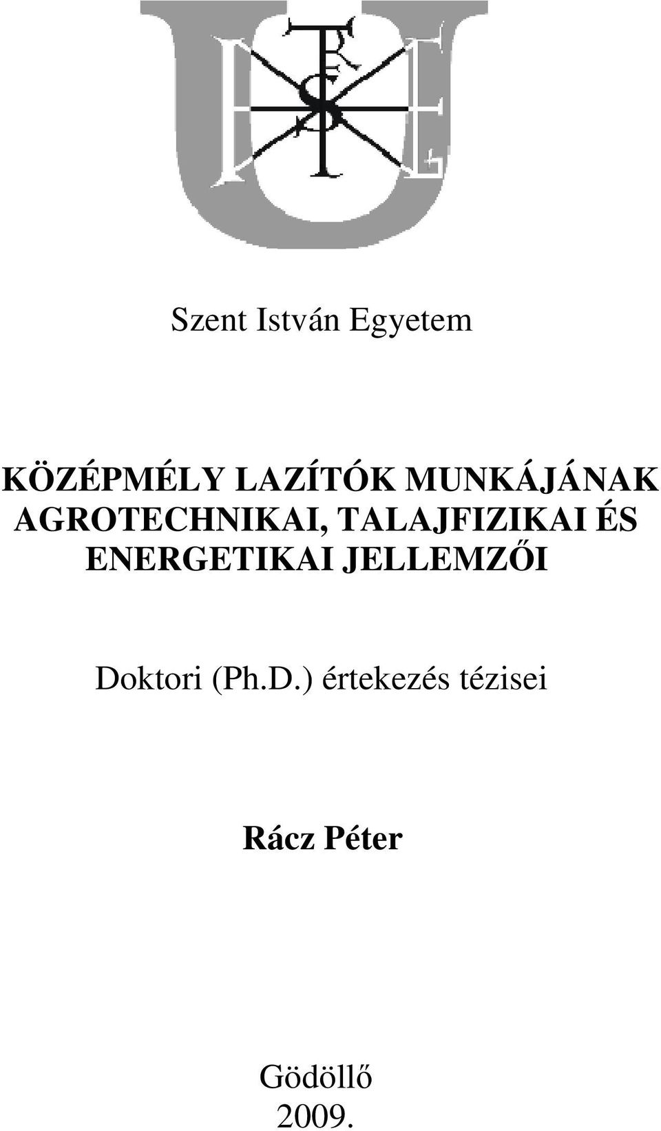 ÉS ENERGETIKAI JELLEMZİI Do