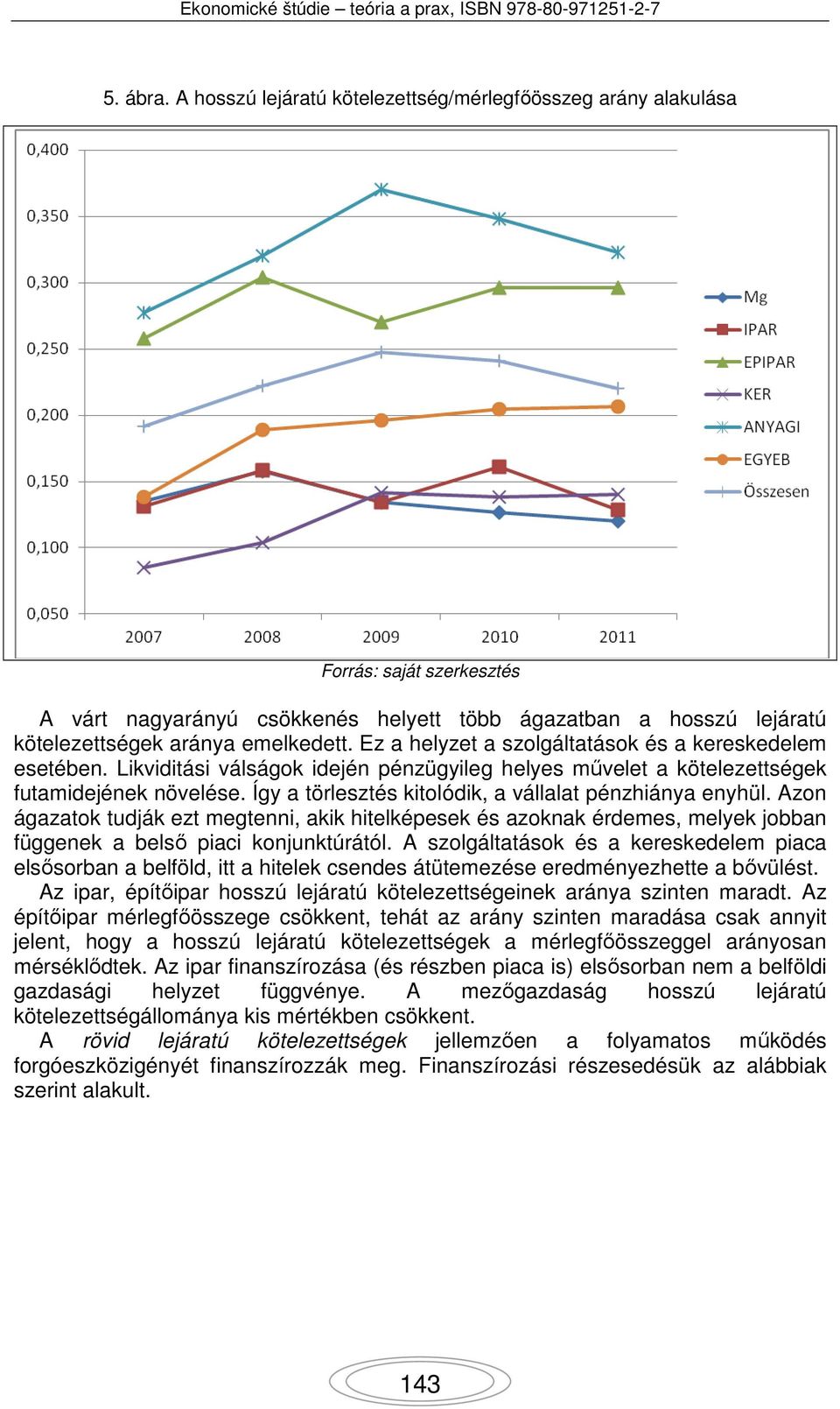 Ez a helyzet a szolgáltatások és a kereskedelem esetében. Likviditási válságok idején pénzügyileg helyes művelet a kötelezettségek futamidejének növelése.