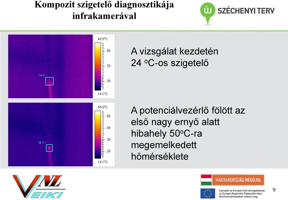 szigetelő A potenciálvezérlő fölött az első