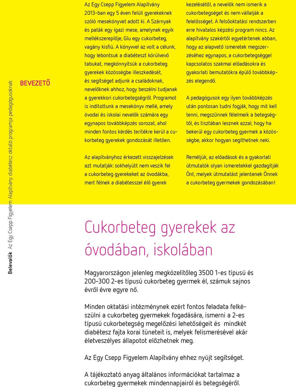 A könyvvel az volt a célunk, hogy lebontsuk a diabéteszt körülvevő tabukat, megkönnyítsük a cukorbeteg gyerekek közösségbe illeszkedését, és segítséget adjunk a családoknak, nevelőknek ahhoz, hogy