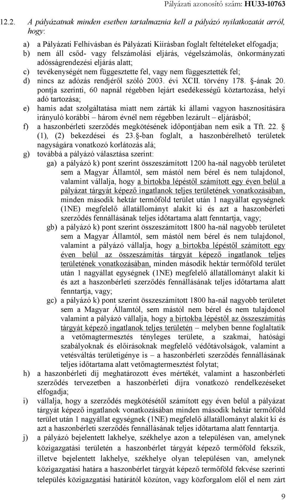 törvény 178. -ának 20.
