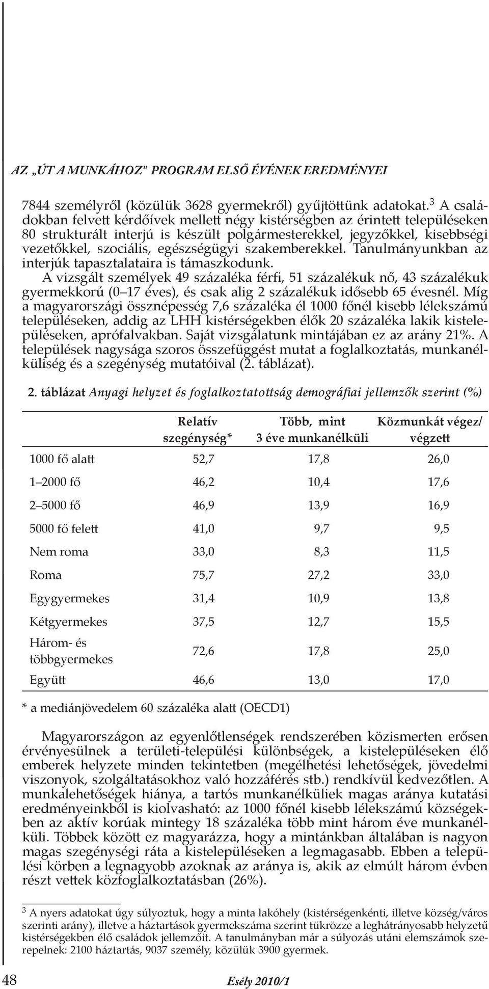 szakemberekkel. Tanulmányunkban az interjúk tapasztalataira is támaszkodunk.