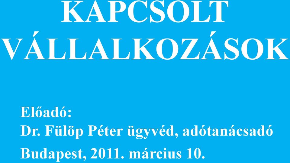 Fülöp Péter ügyvéd,