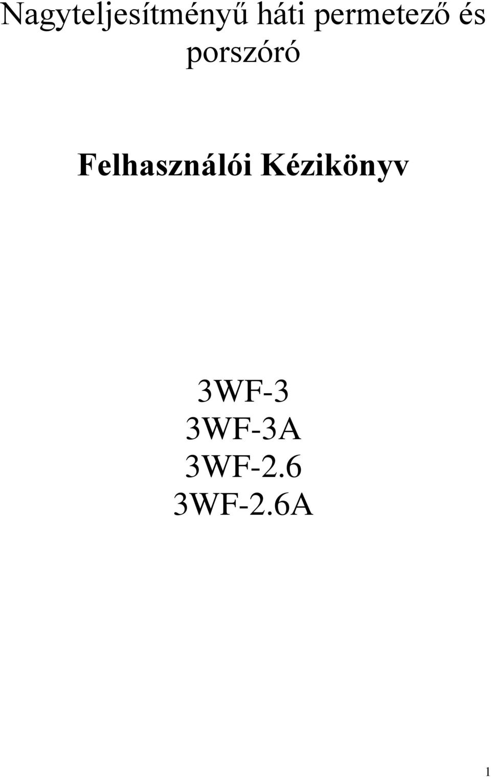 Felhasználói Kézikönyv