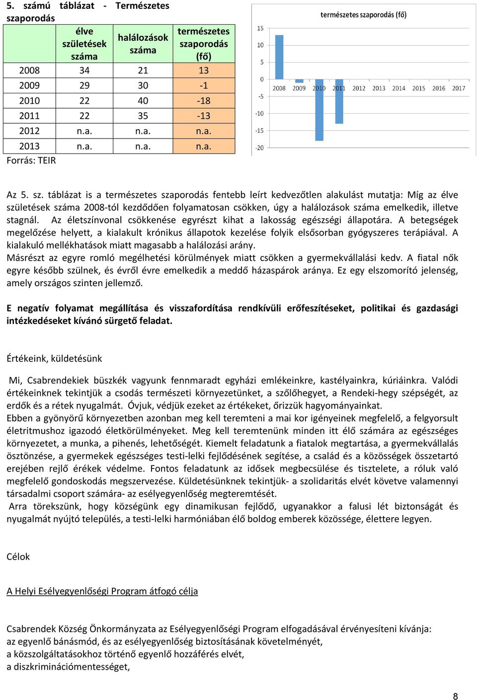 stagnál. Az életszínvonal csökkenése egyrészt kihat a lakosság egészségi állapotára. A betegségek megelőzése helyett, a kialakult krónikus állapotok kezelése folyik elsősorban gyógyszeres terápiával.