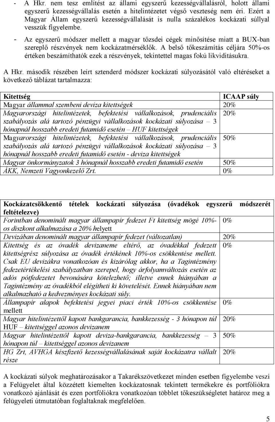 - Az egyszerű módszer mellett a magyar tőzsdei cégek minősítése miatt a BUX-ban szereplő részvények nem kockázatmérséklők.