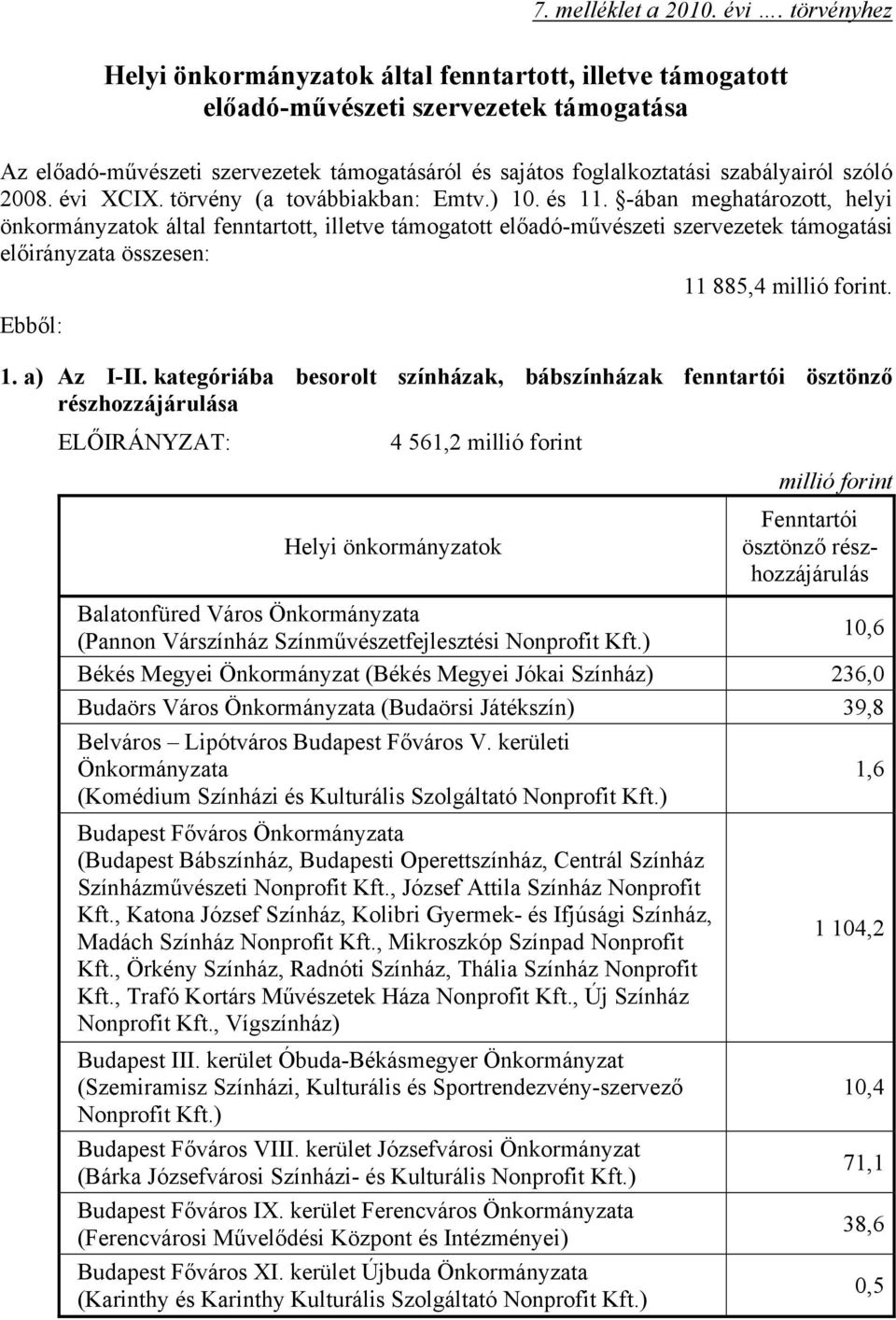 szóló 2008. évi XCIX. törvény (a továbbiakban: Emtv.) 10. és 11.